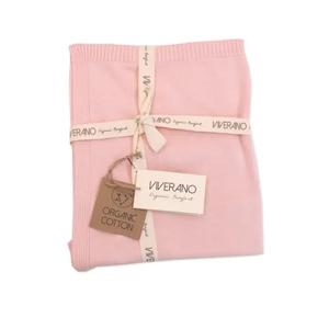 Viverano Organics Milan Pastel Baby Blanket Sweater Knit (Organic Cotton) Shipping Discount Authentic