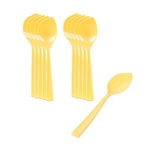 Baby Yellow Plastic Petal Spoon - 4 1/2" x 1" - 100 count box Buy Cheap Tumblr