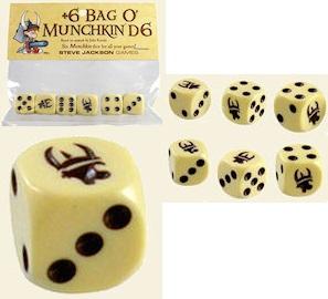 Munchkin  6 Bag o' Munchkin d6 Outlet Reliable