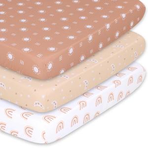 Boho Playard Mini Crib Sheets, 3-Pack Cheap Manchester Great Sale