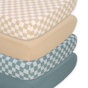 Check 4-Pack Fitted Organic Jersey Crib Sheet Set 2025 Newest Online