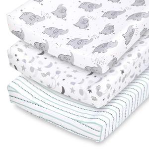 Celestial Elephant 3-Pack Changing Pad Covers Shipping Discount Authentic