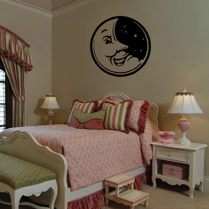 Moon in space decal Sale View