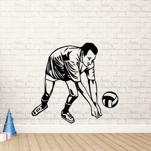 Volleyball Wall Decal - Vinyl Decal - Car Decal - CDS056 The Cheapest