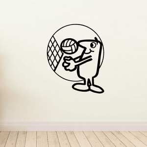 Volleyball Wall Decal - Vinyl Decal - Car Decal - Bl012 Finishline Sale Online