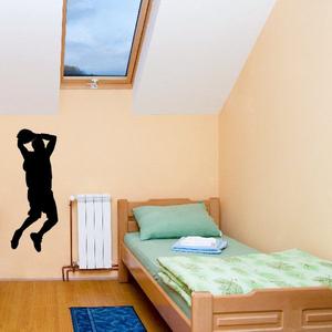 Basketball Over the Shoulder Dunk Decal Clearance Marketable