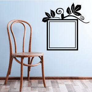 Leaf leaves border wall picture frame Modern Wall Art Vinyl Wall Decal Sticker Mural Quotes Words ART05A Online