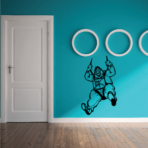 Cartoon Parachute Skydiver Decal Free Shipping Hot Sale