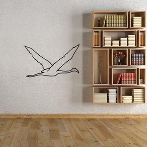 Peaceful Stork Striding Decal Low Cost Cheap Pice