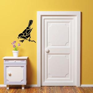 Posed Bird On Branch Decal Popular