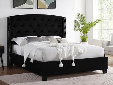Eva King/Queen Rail - Black Huge Surprise Cheap Online
