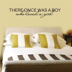There Once Was A Boy Who Loved A Girl Decal Countdown Package