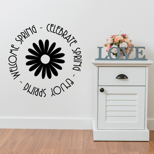 Welcome Spring Celebrate spring enjoy spring Wall Decal Sale Cheap Online