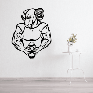 Football Mascot Wall Decal - Vinyl Decal - Car Decal - CDS125 In China Online