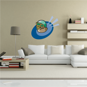 Football Gear Wall Decal - Vinyl Sticker - Car Sticker - Die Cut Sticker - CDSCOLOR016 Huge Surprise Cheap Online