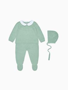 Sage Dali Cotton Baby Knitted Gift Box Set High Quality For Sale