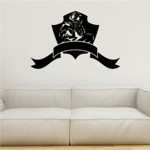 Football Crest Shield Wall Decal - Vinyl Decal - Car Decal - CDS136 Cheap Pice Store