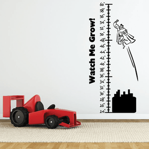 Watch Me Grow Super Hero Growth Chart Wall Decal Sale Release Dates