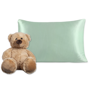 Pure Silk Toddler Pillowcase - Goodnight Green Best Place Online