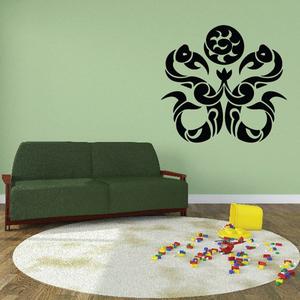 Abstract Sea Birds and Conch Decal Sale Authentic