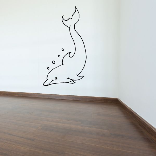 Adorable Smiling Kids Dolphin Decal Outlet Where Can You Find