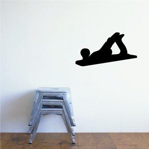 Wood plane Decal Outlet With Credit Card