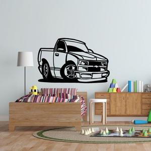 Cartoon Truck Wall Decal - Vinyl Decal - Car Decal - DC120 Free Shipping For Nice