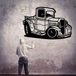 Cartoon Truck Wall Decal - Vinyl Decal - Car Decal - DC126 Free Shipping Online