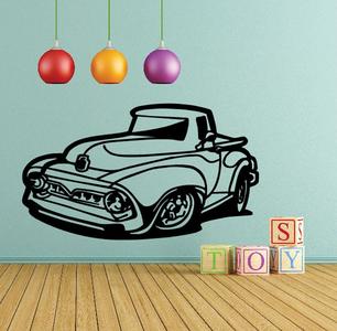 Cartoon Truck Wall Decal - Vinyl Decal - Car Decal - DC107 Quality Free Shipping Outlet