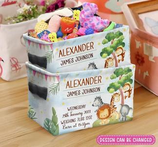 Custom Personalized Baby Toy Storage Box - Gift Idea For Kids Cheap Sale Best Pices