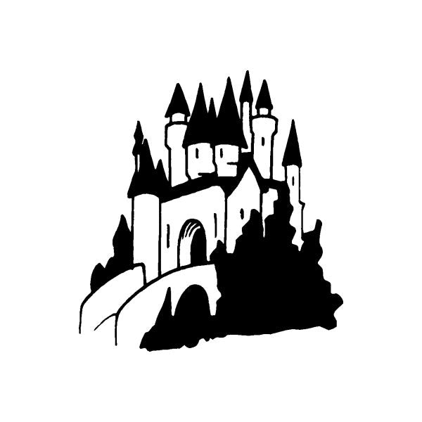 Castle with Forest Decal Latest Collections For Sale