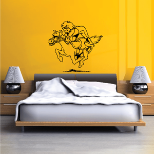 Horseback riding Wall Decal - Vinyl Decal - Car Decal - Bl007 Cheap Factory Outlet