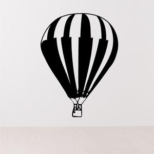 Hot Air Balloon Basket in Flight Decal Many Kinds Of Cheap Pice