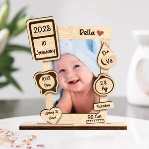 Custom Personalized Baby Photo Wooden Plaque - Gift for Baby/Mother's Day/Father's Day Buy Cheap Classic