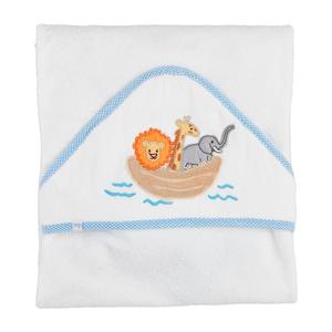 Mud Pie Noah's Ark Applique Hooded Towel Marketable For Sale