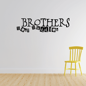 Brothers Best Buddies Block Wall Decal Good Selling Online