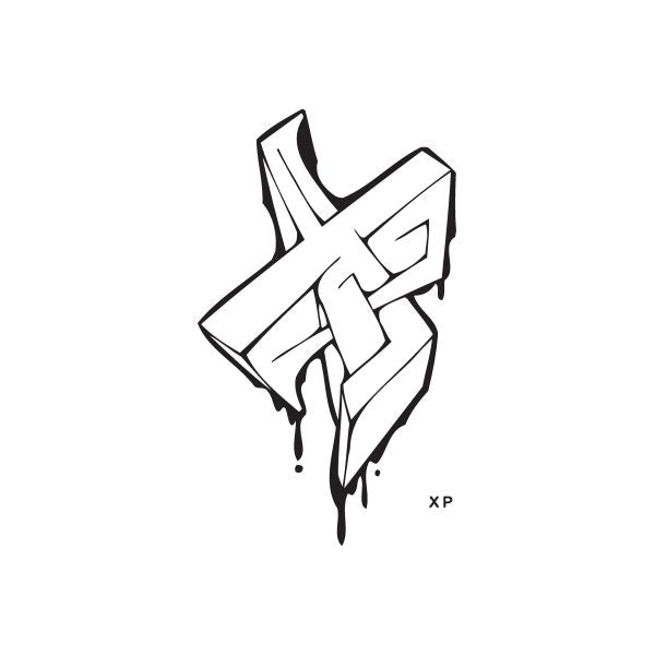 X P Graffiti Decal Clearance Tumblr