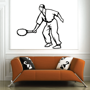 Tennis Wall Decal - Vinyl Decal - Car Decal - SM005 Finishline Cheap Online
