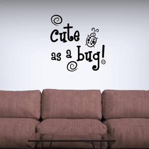 Cute as a Ladybug Wall Decal Cheap Pick A Best