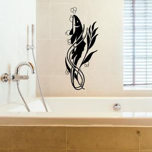 Seaweed and Whale Decal Professional