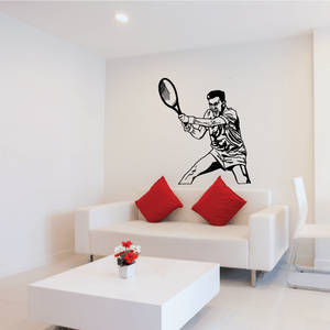 Tennis Wall Decal - Vinyl Decal - Car Decal - Bl010 Clearance Best Pices