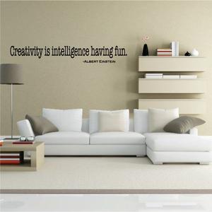 Creativity Is Intelligence Having Fun Albert Einstein Decal Visit New Cheap Pice