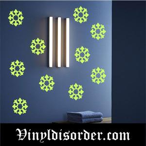 Snowflake Star Style Glow in the Dark Decal Cheap Sale Outlet Store