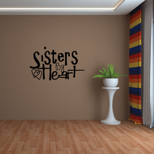 Sisters by heart Wall Decal Free Shipping Outlet Store