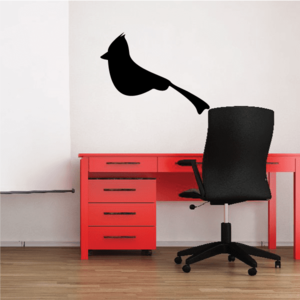 Sitting Cardinal Bird Decal Buy Cheap Many Kinds Of
