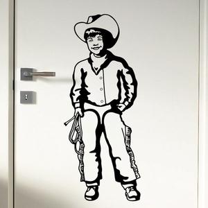 Cowboy Kids Wall Decal - Vinyl Decal - Car Decal - CD002 Cheap Sale Shop