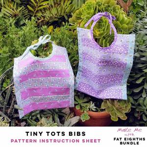 Tiny Tots Bibs - Fat Eighth Pattern Clearance Clearance
