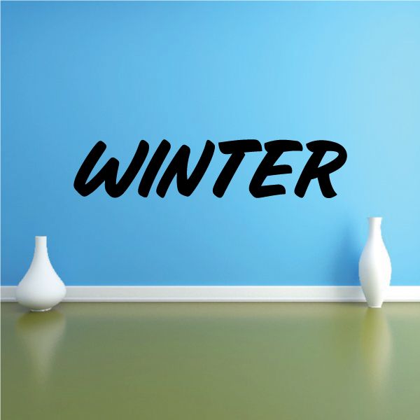 Winter Wall Decal - Vinyl Decal - Car Decal - Business Sign - MC682 For Nice Cheap Online