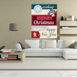 Wishing You Christmas and New Year Quote Decal Outlet Manchester Great Sale