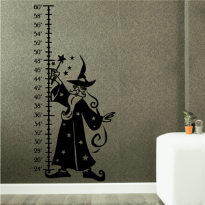 Wizard Growth Chart Wall Decal Clearance Very Cheap